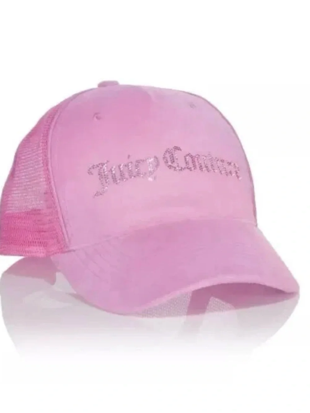 Juicy Couture Pink Trucker Hat Y2K Coquette Fairycore Mcbling